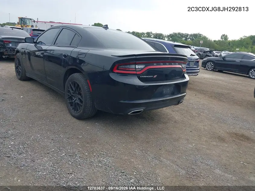 2018 DODGE CHARGER VIN 2C3CDXJG8JH292813 — фото 3