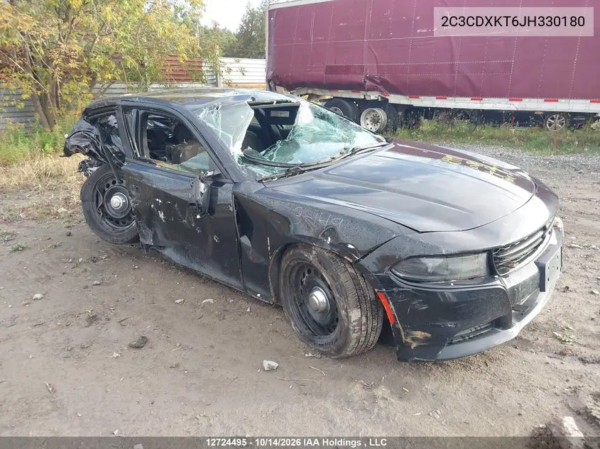 2018 DODGE CHARGER VIN 2C3CDXKT6JH330180 — фото 12