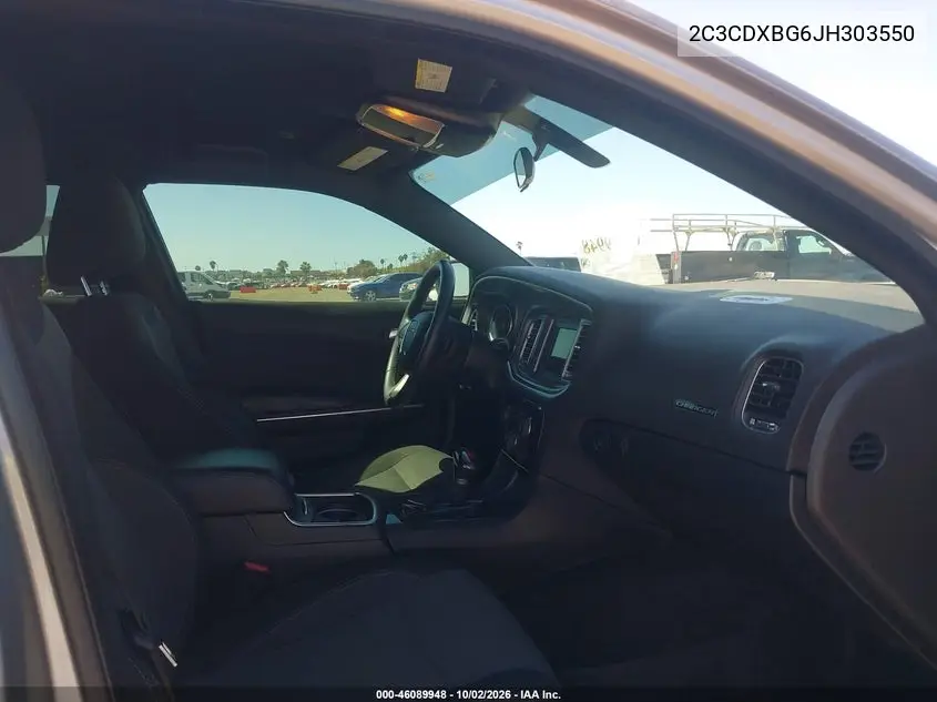 2018 DODGE CHARGER VIN 2C3CDXBG6JH303550 — фото 5