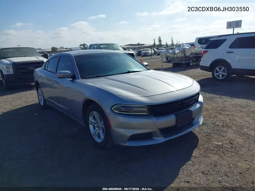 2018 DODGE CHARGER VIN 2C3CDXBG6JH303550 — фото 6