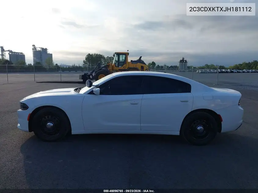 2018 DODGE CHARGER VIN 2C3CDXKTXJH181112 — фото 19