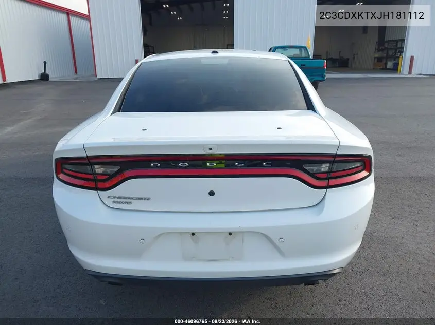 2018 DODGE CHARGER VIN 2C3CDXKTXJH181112 — фото 21