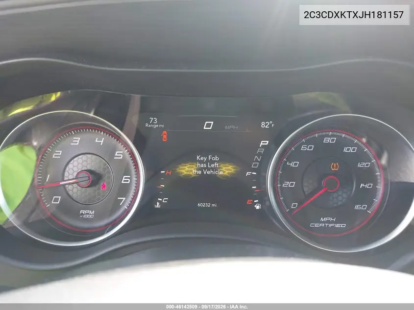 2018 DODGE CHARGER VIN 2C3CDXKTXJH181157 — фото 7