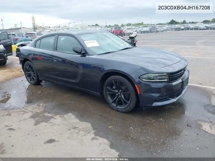 DODGE CHARGER 2018, VIN 2C3CDXBG4JH167208