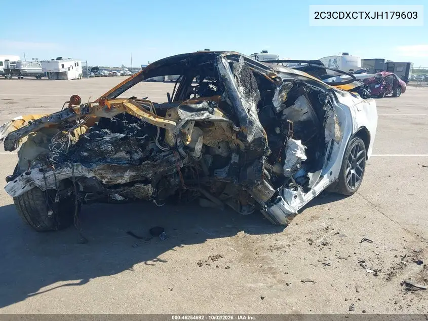 2018 DODGE CHARGER VIN 2C3CDXCTXJH179603 — фото 2
