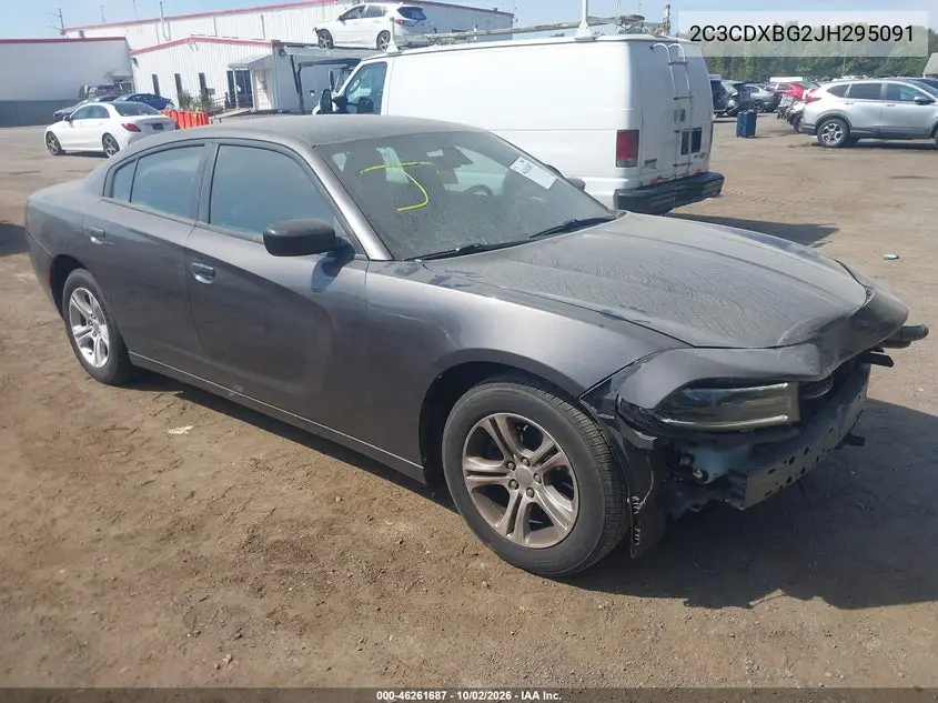 DODGE CHARGER 2018, VIN 2C3CDXBG2JH295091