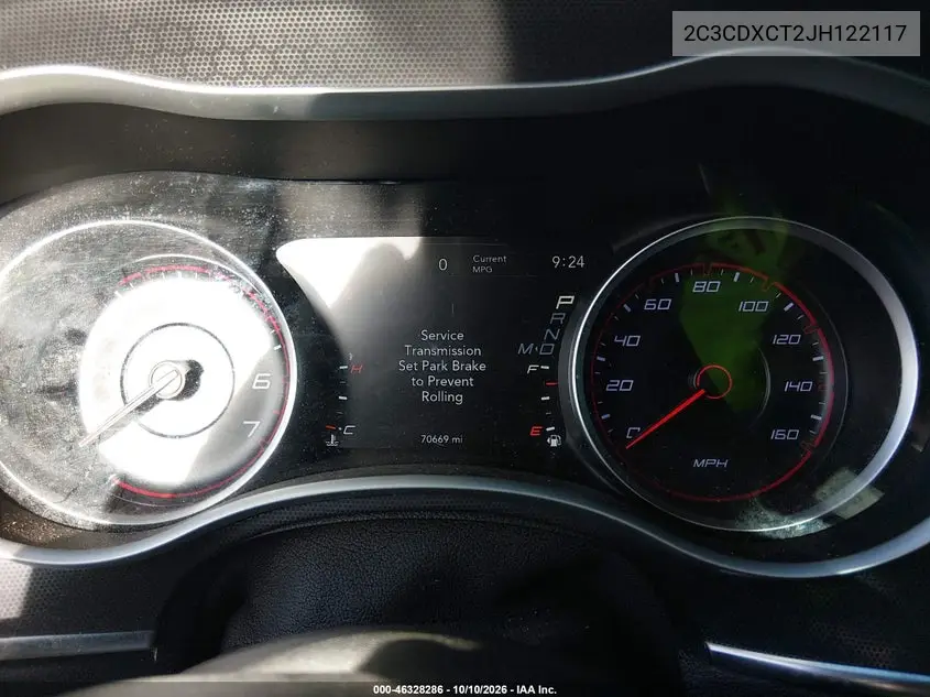 2018 DODGE CHARGER VIN 2C3CDXCT2JH122117 — фото 7