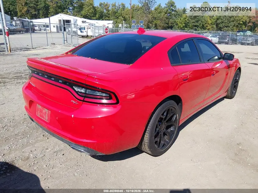 2018 DODGE CHARGER VIN 2C3CDXCT1JH209894 — фото 4
