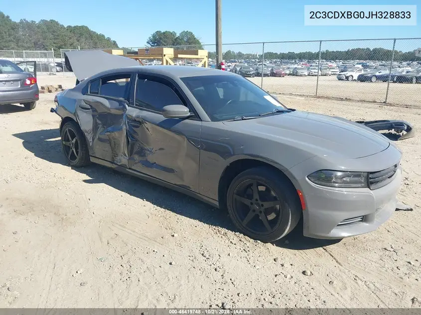 DODGE CHARGER 2018, VIN 2C3CDXBG0JH328833