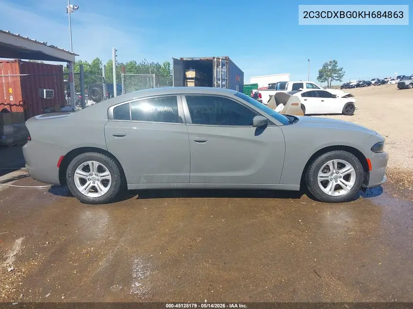 2019 DODGE CHARGER VIN 2C3CDXBG0KH684863 — фото 15