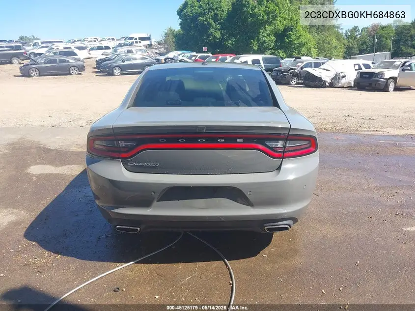 2019 DODGE CHARGER VIN 2C3CDXBG0KH684863 — фото 18