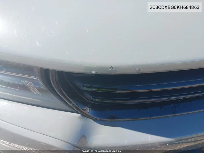 2019 DODGE CHARGER VIN 2C3CDXBG0KH684863 — фото 6