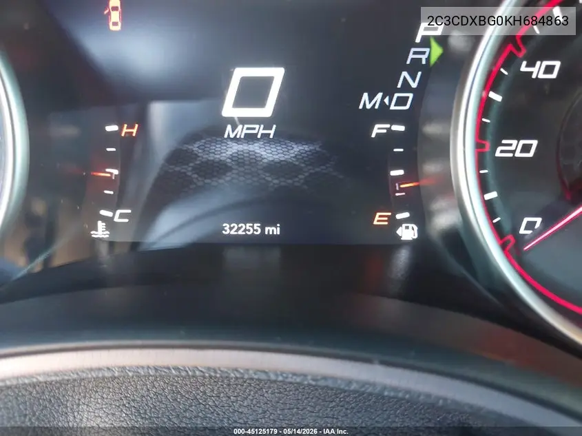 2019 DODGE CHARGER VIN 2C3CDXBG0KH684863 — фото 7