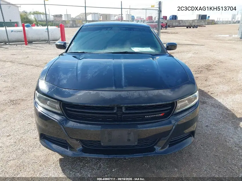 2019 DODGE CHARGER VIN 2C3CDXAG1KH513704 — фото 12
