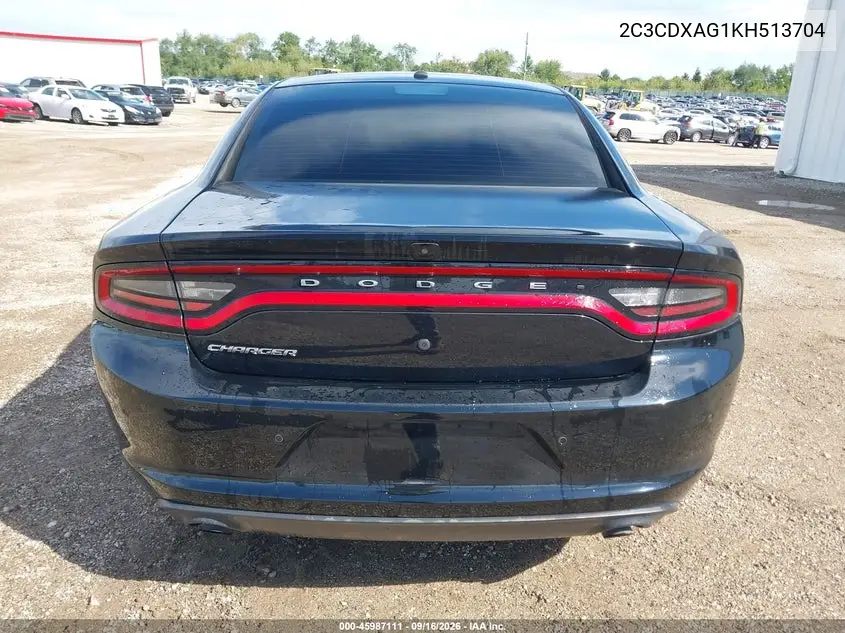 2019 DODGE CHARGER VIN 2C3CDXAG1KH513704 — фото 16