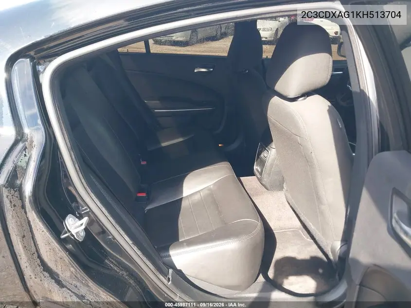 2019 DODGE CHARGER VIN 2C3CDXAG1KH513704 — фото 8