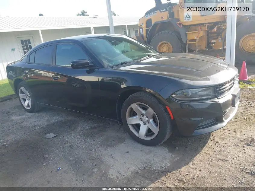 DODGE CHARGER 2019, VIN 2C3CDXAG2KH739170