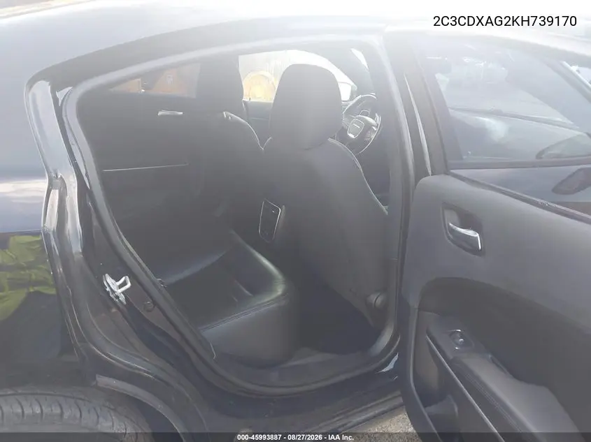 2019 DODGE CHARGER VIN 2C3CDXAG2KH739170 — фото 8