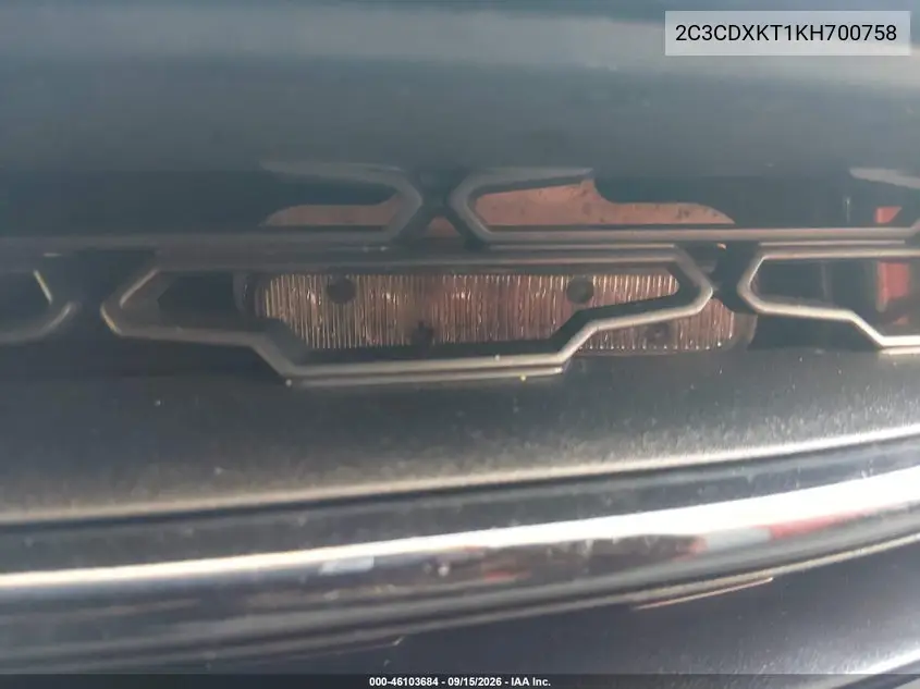 2019 DODGE CHARGER VIN 2C3CDXKT1KH700758 — фото 12
