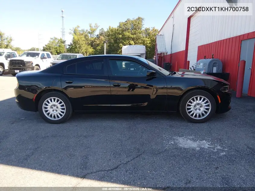 2019 DODGE CHARGER VIN 2C3CDXKT1KH700758 — фото 18