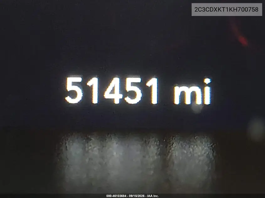 2019 DODGE CHARGER VIN 2C3CDXKT1KH700758 — фото 20