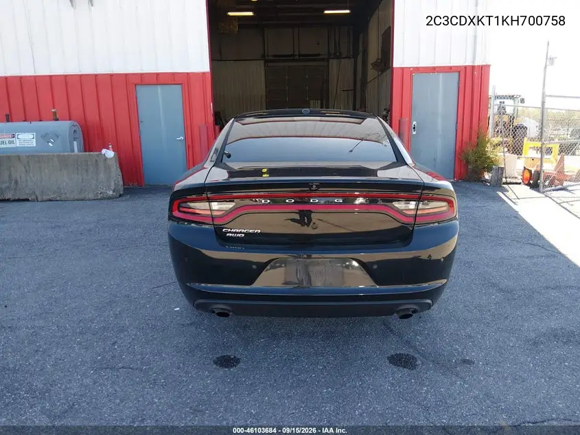 2019 DODGE CHARGER VIN 2C3CDXKT1KH700758 — фото 21