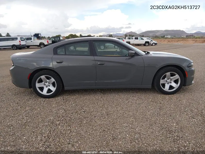 2019 DODGE CHARGER VIN 2C3CDXAG2KH513727 — фото 13