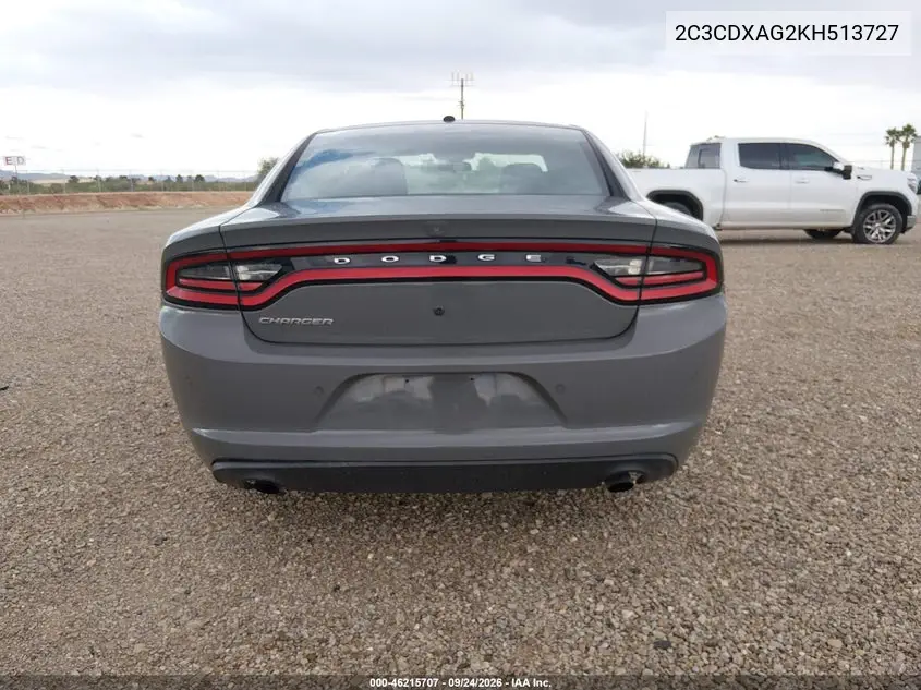2019 DODGE CHARGER VIN 2C3CDXAG2KH513727 — фото 16