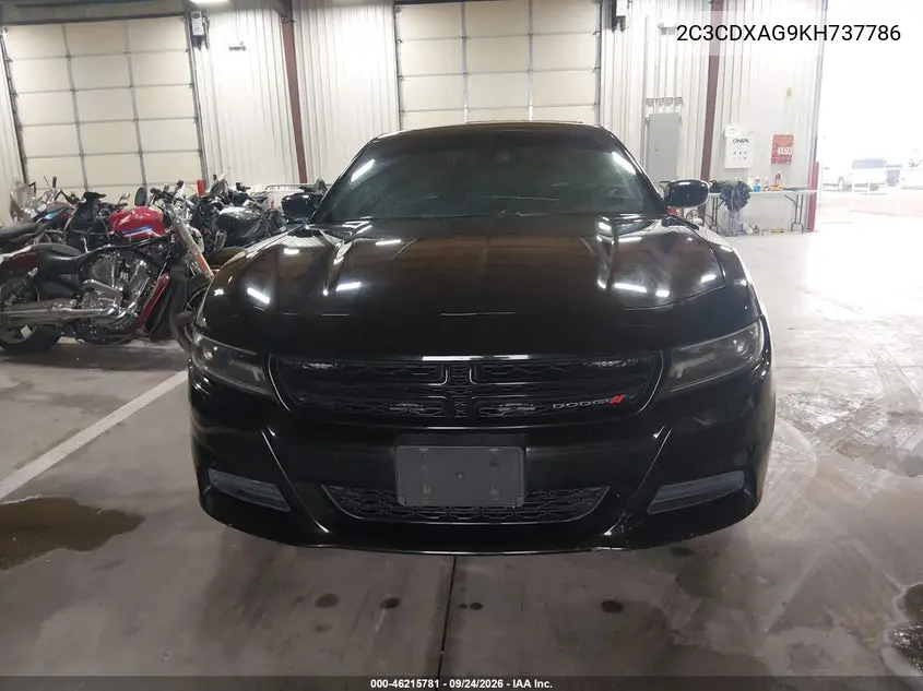 2019 DODGE CHARGER VIN 2C3CDXAG9KH737786 — фото 11