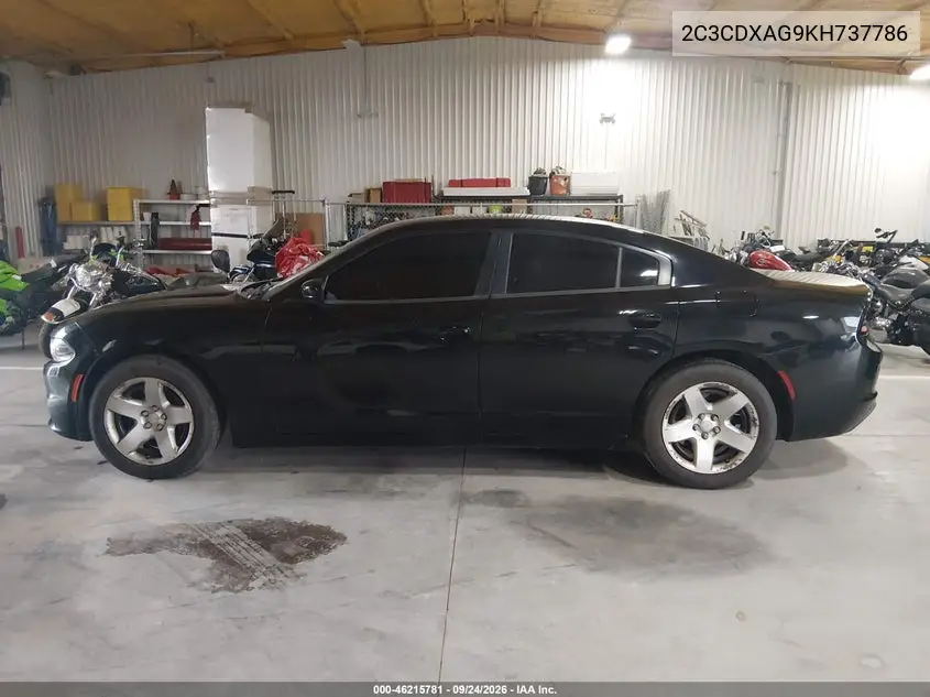 2019 DODGE CHARGER VIN 2C3CDXAG9KH737786 — фото 13