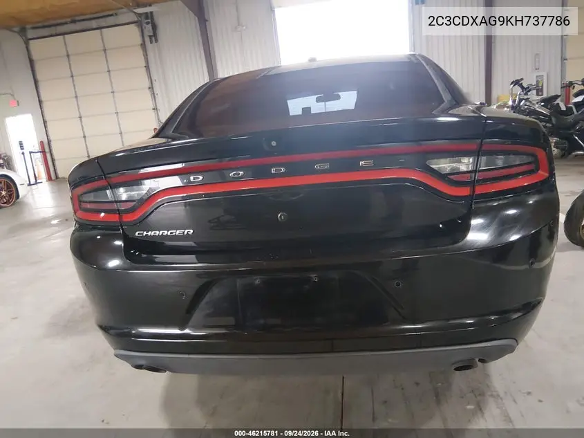 2019 DODGE CHARGER VIN 2C3CDXAG9KH737786 — фото 15