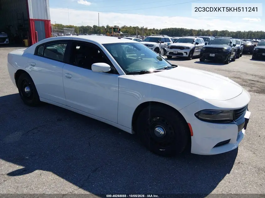 DODGE CHARGER 2019, VIN 2C3CDXKT5KH511241