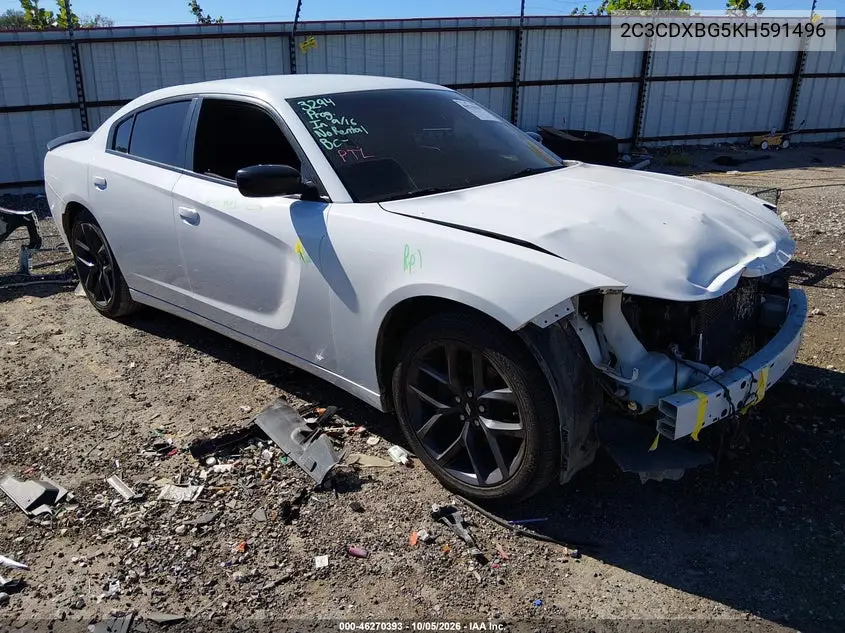 DODGE CHARGER 2019, VIN 2C3CDXBG5KH591496