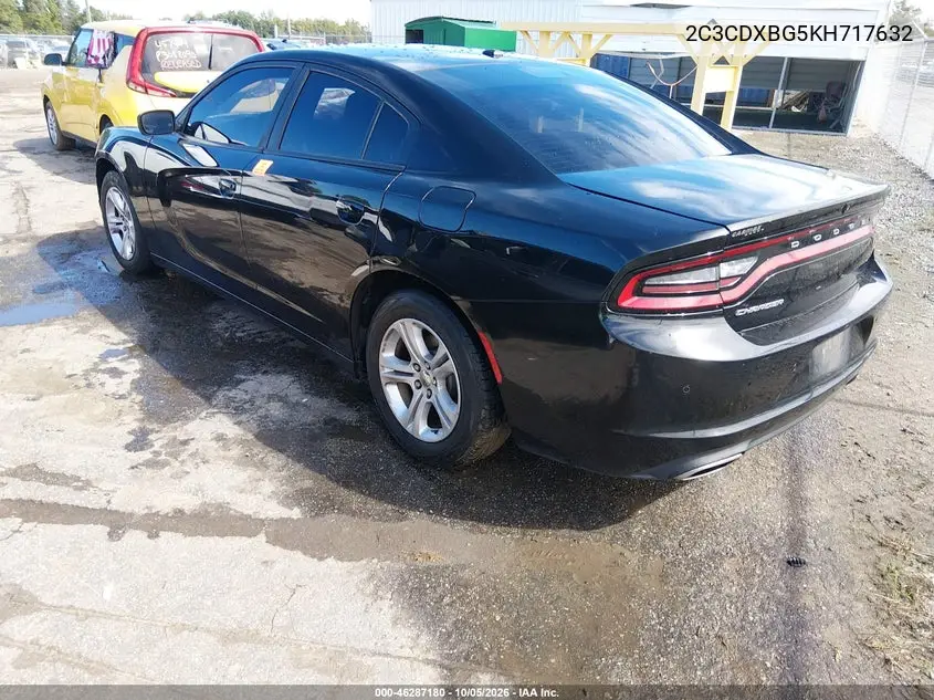 2019 DODGE CHARGER VIN 2C3CDXBG5KH717632 — фото 3