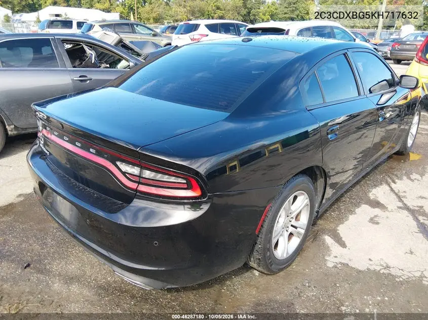 2019 DODGE CHARGER VIN 2C3CDXBG5KH717632 — фото 4
