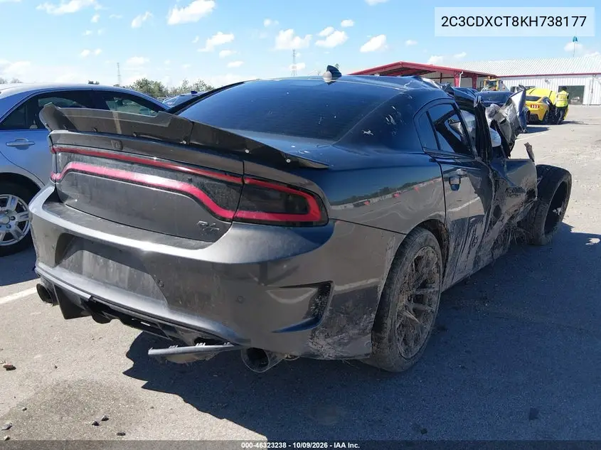 2019 DODGE CHARGER VIN 2C3CDXCT8KH738177 — фото 4