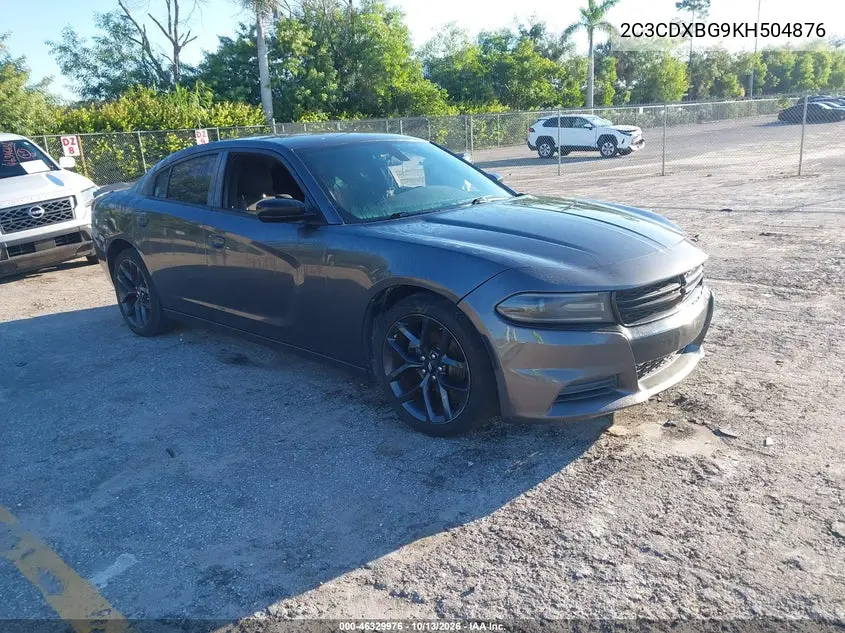 DODGE CHARGER 2019, VIN 2C3CDXBG9KH504876