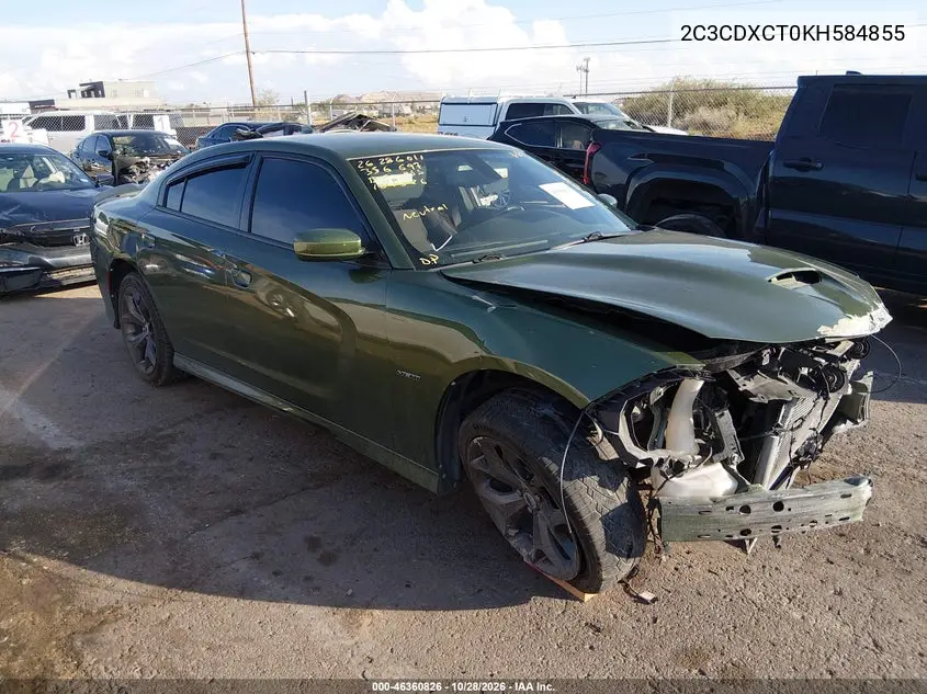 DODGE CHARGER 2019, VIN 2C3CDXCT0KH584855