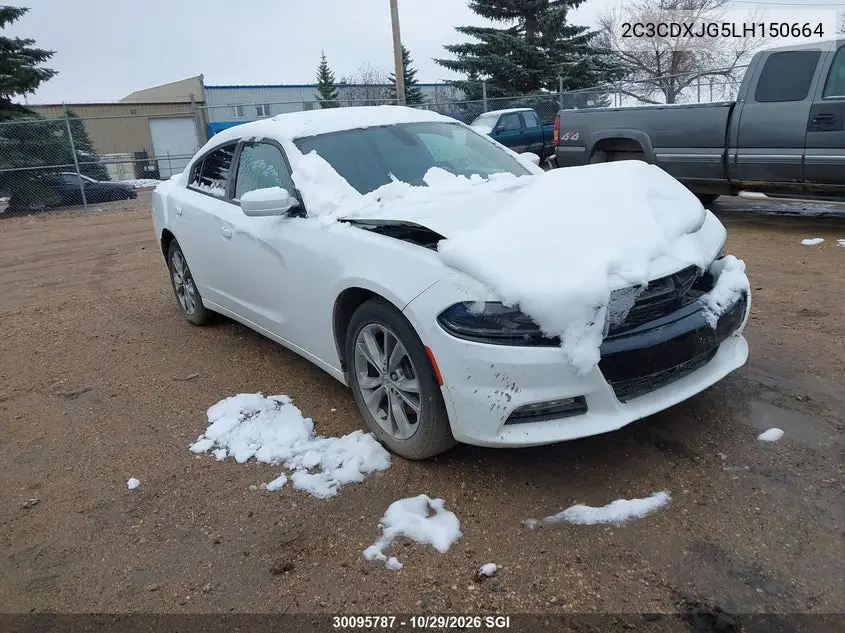 DODGE CHARGER 2020, VIN 2C3CDXJG5LH150664