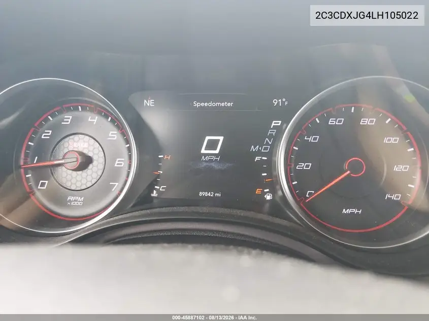 2020 DODGE CHARGER VIN 2C3CDXJG4LH105022 — фото 7