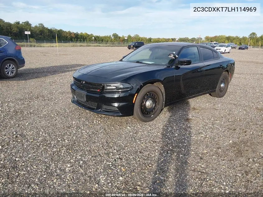 2020 DODGE CHARGER VIN 2C3CDXKT7LH114969 — фото 2