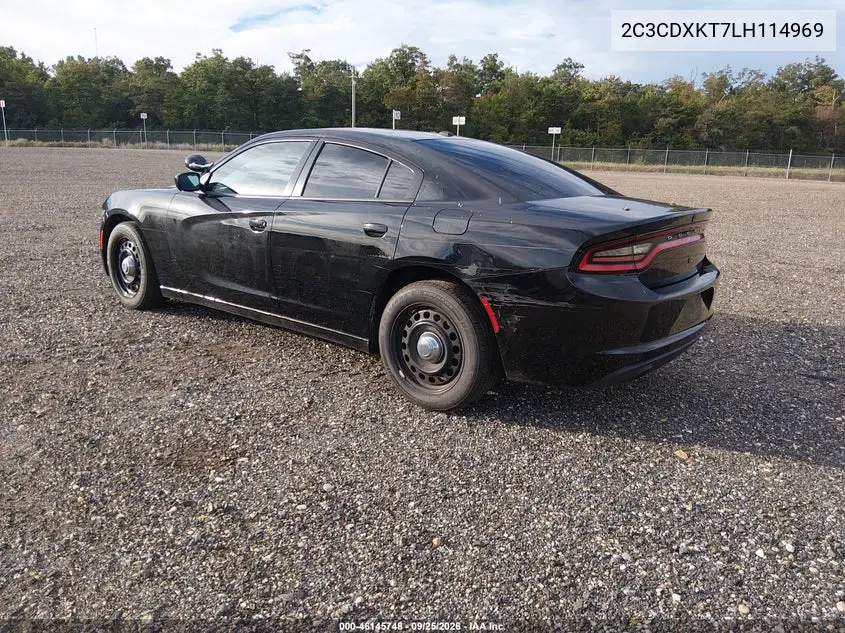 2020 DODGE CHARGER VIN 2C3CDXKT7LH114969 — фото 3