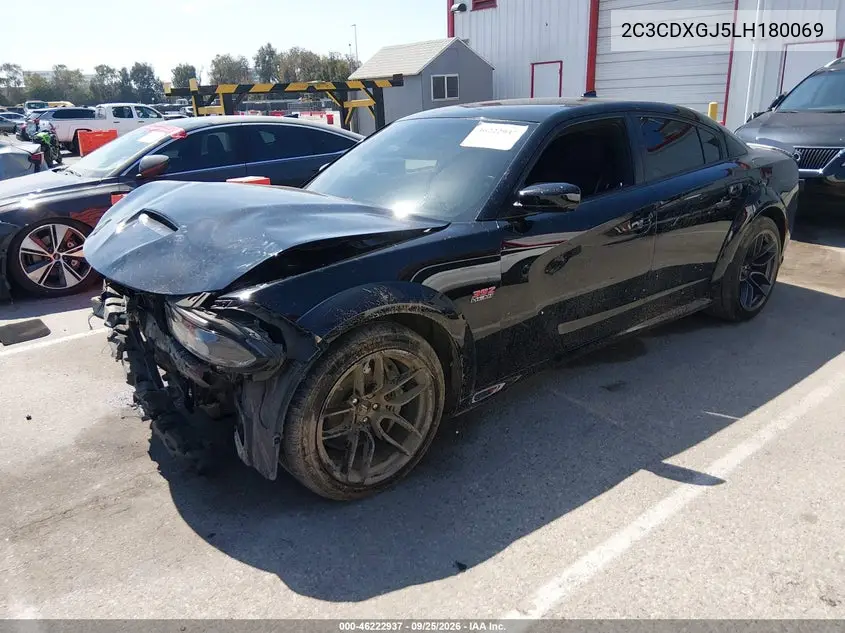 2020 DODGE CHARGER VIN 2C3CDXGJ5LH180069 — фото 2