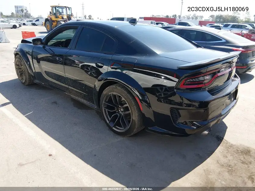 2020 DODGE CHARGER VIN 2C3CDXGJ5LH180069 — фото 3