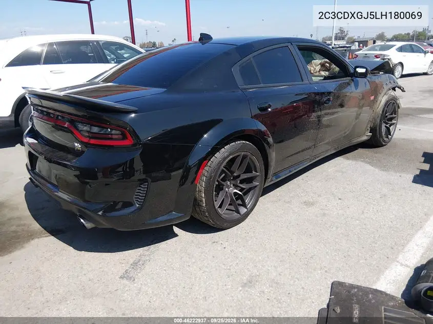 2020 DODGE CHARGER VIN 2C3CDXGJ5LH180069 — фото 4