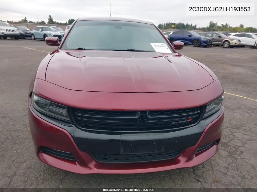 2020 DODGE CHARGER VIN 2C3CDXJG2LH193553 — фото 12
