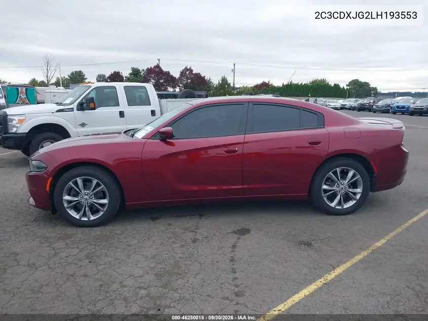 2020 DODGE CHARGER VIN 2C3CDXJG2LH193553 — фото 14