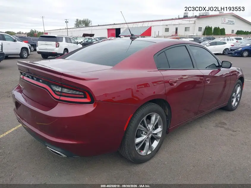 2020 DODGE CHARGER VIN 2C3CDXJG2LH193553 — фото 4