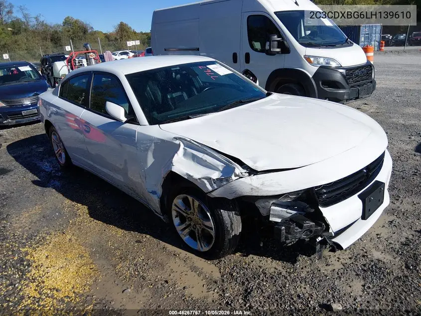 DODGE CHARGER 2020, VIN 2C3CDXBG6LH139610