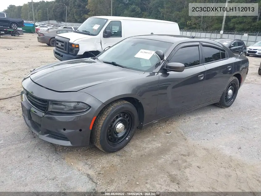 2020 DODGE CHARGER VIN 2C3CDXKT0LH112013 — фото 2